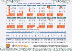 Производственный календарь — 2023 | КонсультантПлюс во Владимире РИЦ 072